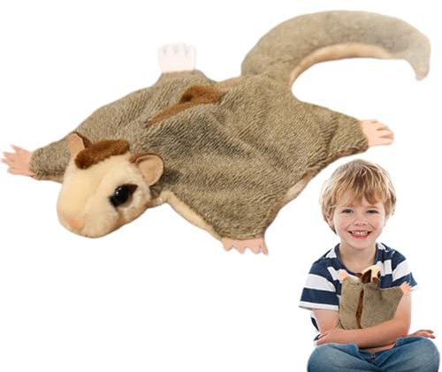 Générique Écureuil Volant Animal rempli de Peluche - Animal rempli d'écureuil Volant, Animal rempli d'écureuil Volant en Peluche d'aimants | Écureuils Volants réalistes - Plüsch avec