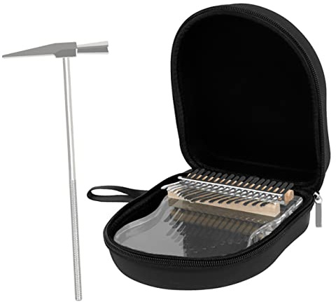 VICASKY Daumenklavier Tasten Transparentes Fingerklavier Leicht Tragbares Musikinstrument Mit Klarem Süßem Klang Für Familienfeiern Und Aktivitäten Im Freien