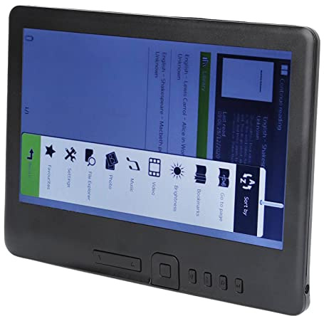 Acouto E Reader 7in Color TFT LCD 16: Screen HD 800x480 380MHz Protective Case Portable E Reader for EPUB PDF TXT 16GB ReaderE Dev (8GB)