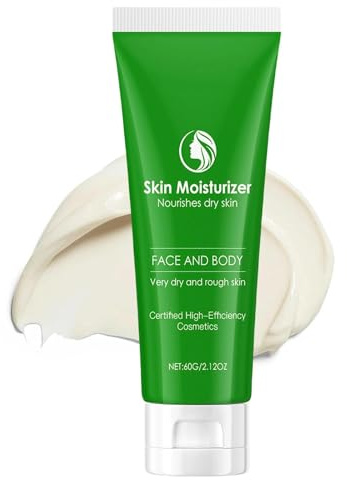 Skin Food Light Face & Body Butter, Camomile Lotion Natural Moisturizer - Hydrating Face Cream & Primer for Soothing, Dry and Sensitive Skin Emollient Cream - 1Pcs