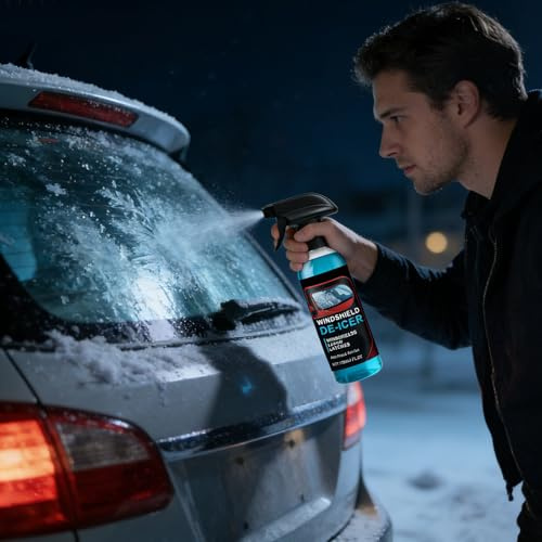 Générique Spray pour Enlever la Glace des Voitures | 120ml Protection pour Vitres,Antigel Rapid pour Carrosserie | pour Auto Camion Camping-Car Pare-Brise Rétroviseur Portes et Serrures