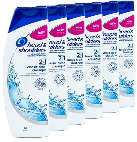 6x head & shoulders Shampoo 2in1 classic clean - 400ml