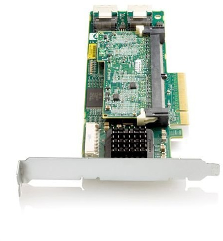 HP SmartArray P410 - Controlador RAID (SAS, SATA, PCI Express x8, Half-height (low-profile), 0, 1, 1+0, 5, 5+0, 6, 512 MB, DDR2) (Reacondicionado)
