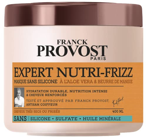 Franck Provost Masque Sans Silicone Sans Sulfate Expert Nutri-Frizz 400ml