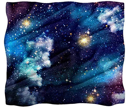Fleece-Überwurfdecke für Couch, Sofa oder Bett, gemütliche, weiche Decken, fantastisches Himmel-Muster