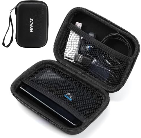 MP3 & MP4 Player Tasche für Luoran für innioasis für TIMMKOO-Reisetasche für 2.8- 4.3 Touchscreen MP3 MP4 Music Player mit Bluetooth Fit für Ohrhörer, USB Kabel, Speicherkarte-Schwarz