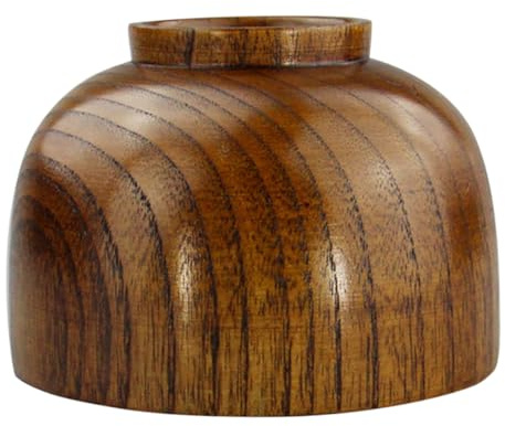 TOPBATHY Wooden Bowls for Household Use As Salad Bowls for Rice Soup and Spill Design for Everyday Tableware