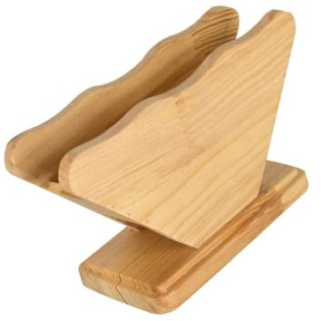 Cabilock Porte-Filtre à Café Bambou avec Base pour Usage La Cuisine Salon avec Support De Stockage