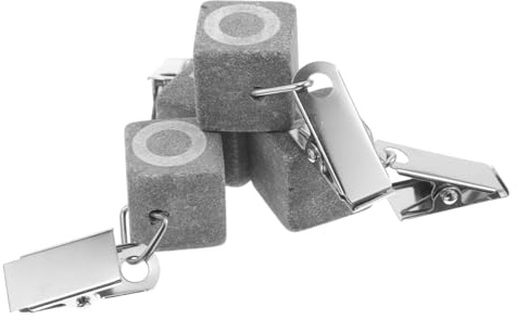 GALPADA 4 Pinzas para Mantel de Mármol y Acero Inoxidable Clip