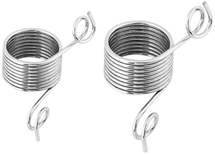KooingTech 2 Stück 17mm 19mm Strickring, Strickfingerhut, Häkelring, Strickring Finger, Strickhütte, Strickzubehör, Stricken Zubehör, Garnführer Fingerring