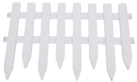 Yechiry Clôture Décorative pour Jardin, 5pcs Plastic Décoratif de Clôture de Bordure de Paysage, Bordure de de Jardin pour Lits de, Sentiers, Bords de Pelouse