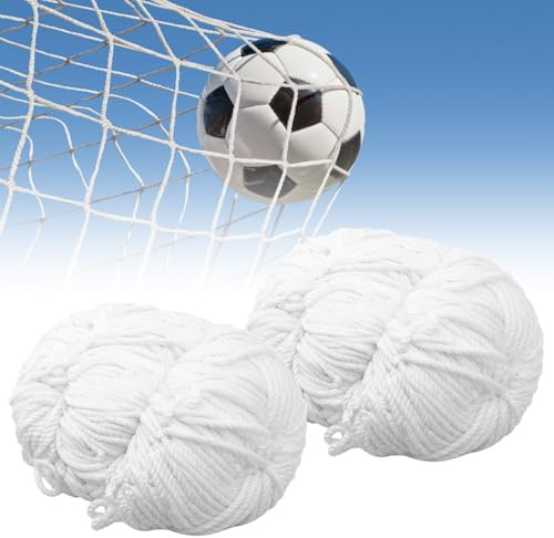 Fußballnetz: 2er Pack Fußballtor Netz, Tornetz 1.8×1.2m, Ersatznetz für Fußballtor, FußballtorErsatznetze, Polypropylen Wetterfeste Zubehör für Fussball Trainingspraxis für Fußballtore, Spielplatz