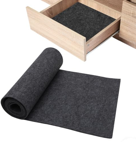 LOMUG Filzrolle Filzstoff Filz Meterware 40cmx250cmx3mm, Bastelfilz Filzmatte Taschenfilz Dekofilz Filzmatten zum Zuschneiden, Nähen & Kratzschutz für DIY-Deko, Taschen, Schubladenmatte, Tischläufer