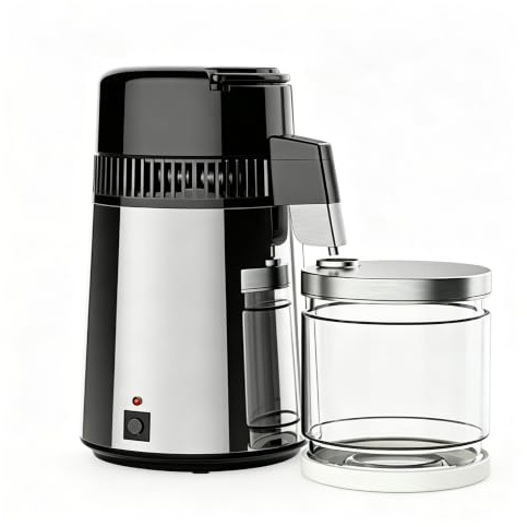 Water Distiller Machine 4L, 750W Stainless Steel Water Distiller