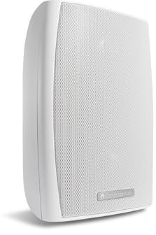 Cambridge Audio ES30 - Pair of Wired Outdoor Speakers Designed to Withstand Extreme Temperature and Humidity Differences - Including Wall Brackets with Cable Routing - White