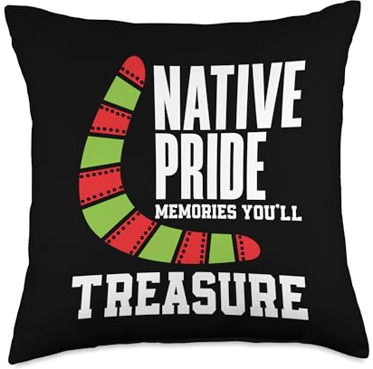 Boomerang Graphic Boomerang Player Boomerang Thrower Sports Throw Pillow