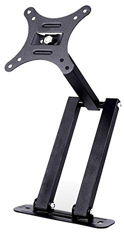 TV Stand Universal LCD TV Mobile Lifting Telescopic Rack Video Conference Shelf Multimedia TV Stands Accessories (Color : Black, Size : 10-26 inches) (Black 10)