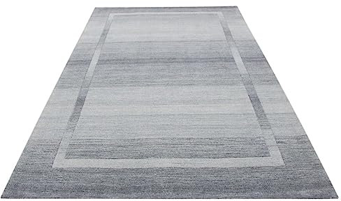 Rosa 160X230 cm Teppich 100% Wolle Beige Orientteppich Handgetuftet T794