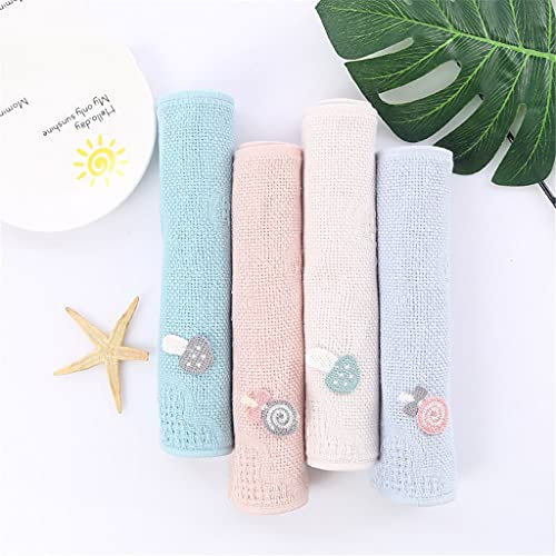 CULPRT Vier Packungen Weicher Und Komfortabler Kindertücher, Mehrfarbige Handtücher, Weißes Geschenkbaumtücher, Weich/a/4 Packungen 25 * 50 cm