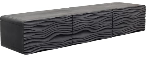 riess-ambiente.de Design TV Board Wave 160cm schwarz Mango Massivholz