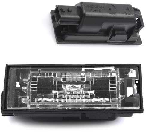 ROBUST Car Rear Number Plate Lamp for Daica Logan Fiat Talento Nissan Interstar NV400 Vauxhall Movano Vivaro B Renault Clio Mk3/4 Laguna Master Megane Mk2/3 Trafic III 8200480127 265108474R