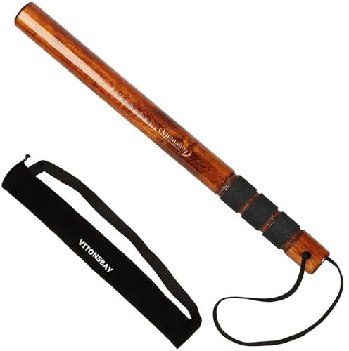 Vitonsbay Tire Thumper - Fish Bat Knocker - Truckers Tool for Checking Tire Pressure,Weighted Wooden Thumper with Extra Grip,tire Knocker with Flat Soft Leather(1Pack)
