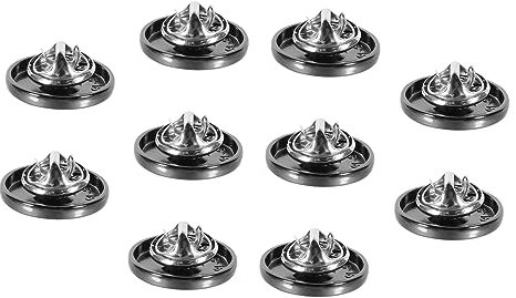 ULDIGI 10 Stück Legierungs-befestigungsknöpfe Praktische Windjackenknöpfe Stylische Pulloverknöpfe Für Kleidung
