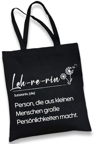 BOYATONG Lehrer Geschenk Baumwollbeutel, Geschenke für Lehrer, Lehrerin Geschenke Weihnachten Stofftasch