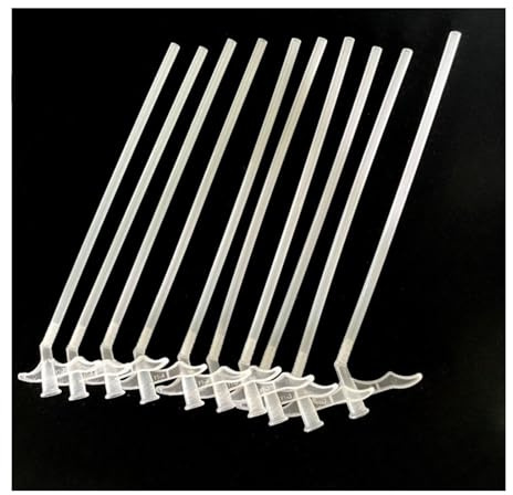 HSTWODE 10 Stück Sprüh-Schaumstoffröhrchen,4 Größen Düsenaufsätze, Spaltfüllung, Schaumspray, Rohr, Auslöser und Schlauchmontage (200mm)