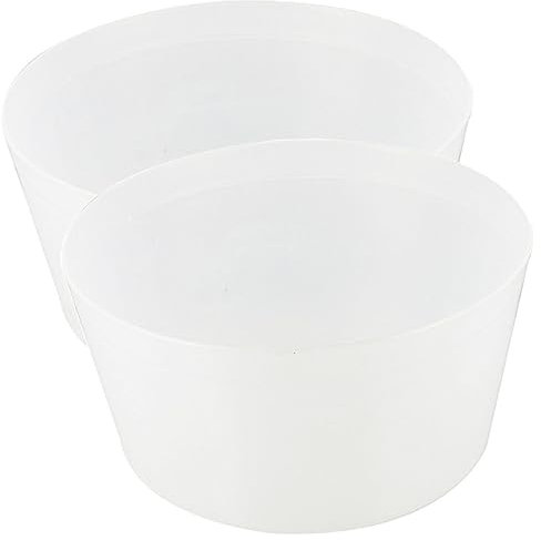 WEKADRIN Plastic Sauna Bucket Liner for Foot Bath Spa, 2pcs Sturdy Reusable Sauna Barrel Accessories, Practical Pool and Pond Tool for Home Spa Soaking