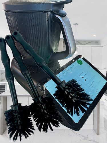 MAAJ 3 x UNIVERSALBÜRSTE schwarz-schwarz MIXTÖPFE KOMPATIBEL zu THERMOMIX - Made IN Germany