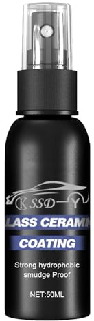 Mnozreo Spray Repelente al Agua para el Coche,Repelente al Agua para Parabrisas,Tratamiento Antilluvia Parabrisas,Quitamanchas para Parabrisas,Repelentes de Agua para Cristales de Coche,50ML,1PC