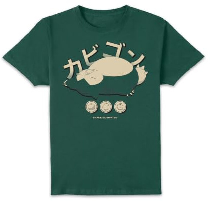 Zavvi Pokémon Snorlax Relaxation T-Shirt - Green