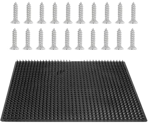 Boskap klösborste för hästar och kor – mjuk massage grooming och fällborste för nötkreatur hundar grisar, hästklösmatta för ladugård , 35 x 30 cm