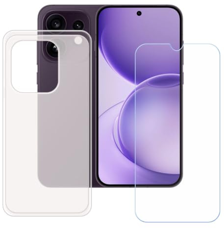 BMPNLSZ Translúcido Funda para OPPO Reno16 5G+ Screen Protector