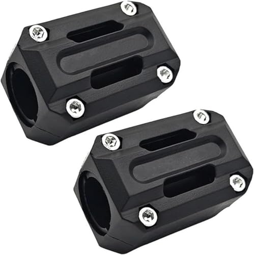 Skyddsstänger för motorcykel Motorcykelkraschbåge Stötfångare Motorskydd Skydd Dekorativt Block Gäller För Alla Ramar Med 22 Mm / 25 28 Diameter(2pcs)