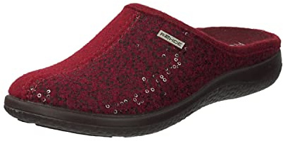 Rohde 6550 Bari Chaussons Femme, Pointure:36 EU, La Couleur:Rouge