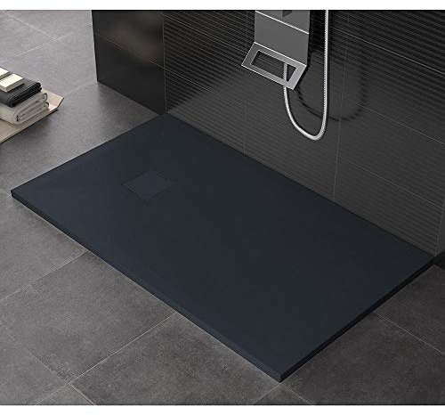 Piatto Doccia 80x120 cm in Pietra Maier Aura Grigio Antracite