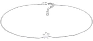 Elli Fußschmuck Damen Fußkettchen Stern Astro Strand Urlaub 925 Silber