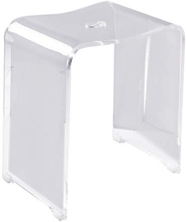 RIDDER A211100 Trendy Bad-Hocker, Acryl, transparent, ca. 39 x 47 x 28 cm