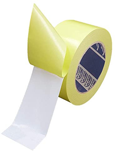 ACIT Nastro biadesivo extra forte, Nastro biadesivo permanente per moquette, tappeti e altri fissaggi 50mm x 25m, strisce adesive per muro, carpet tape
