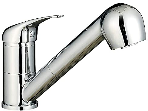 NZDY Useful,Low Pressure Extendible Kitchen Sink Mixer Swivel Tap with Switching from