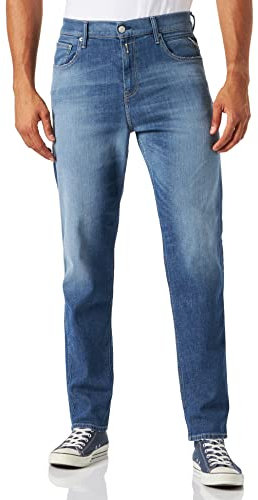 REPLAY Sandot Jeans, 009 Azul Medio, 28W x 32L para Hombre