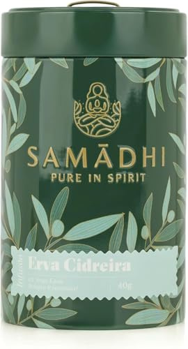 Infusión de Hierba Luisa - Lata de 40g - Sabor Dulce y Aroma a Cítricos - Ideal para Equilibrar Cuerpo-Mente - Origen Portugués - Producto Gourmet