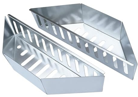 Cestini per Carbone per Barbecue - Cestello per Griglia A Carbone, Porta Cestini per Carbone | Supporto per Barbecue da Esterno, Cestino per Carbone con Design a Rete per Barbecue, Picnic, Campeggio,