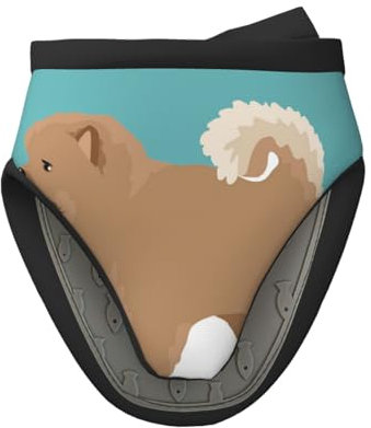 Cane Chow Chow, Mini guanti da forno in silicone, guanti da forno da cucina antiscivolo resistenti al calore