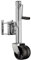 Wiltec Servotimone con ruota di appoggio doppia, portata 680 kg, ruotino di appoggio per carichi pesanti, altezza max 27 cm, per rimorchi e caravan