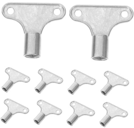 KITANDOVE 10pcs Radiator Bleed Key Wrench for Valve Release Tool for Efficient Heat Dissipation