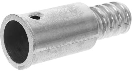 ARTSEWPLY Besenstiel Befestigung Gewindespitzenadapter aus Aluminiumlegierung Silber 20,4mm Sichere Verbindung für Teleskop Besenstiel und Mopp im Haushalt | Gerade Teleskopstangen und Bürsten, Silberfarben, Sichere Stabile Verbindung, Ersatzteil