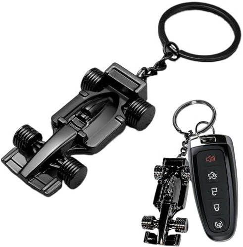 Porte clés voiture, Accessoires de porte-clés de voiture en métal pour votre clé ou votre présentoir, parfait pour la fête des pères, anniversaire, pour les fans de course